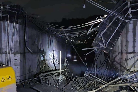 Sap ham chui dang xay tren du an cao toc Tuyen Quang - Ha Giang hinh anh