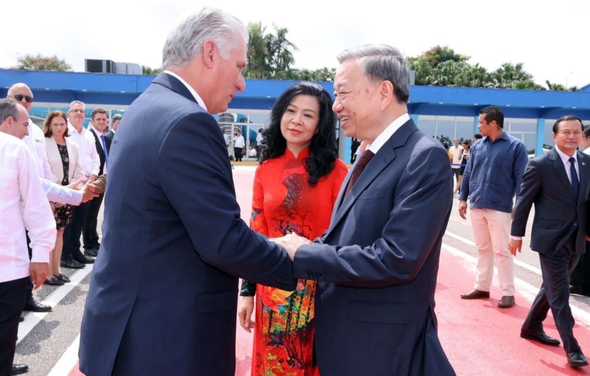 Tong Bi thu, Chu tich nuoc To Lam ket thuc tot dep chuyen tham Cuba hinh anh