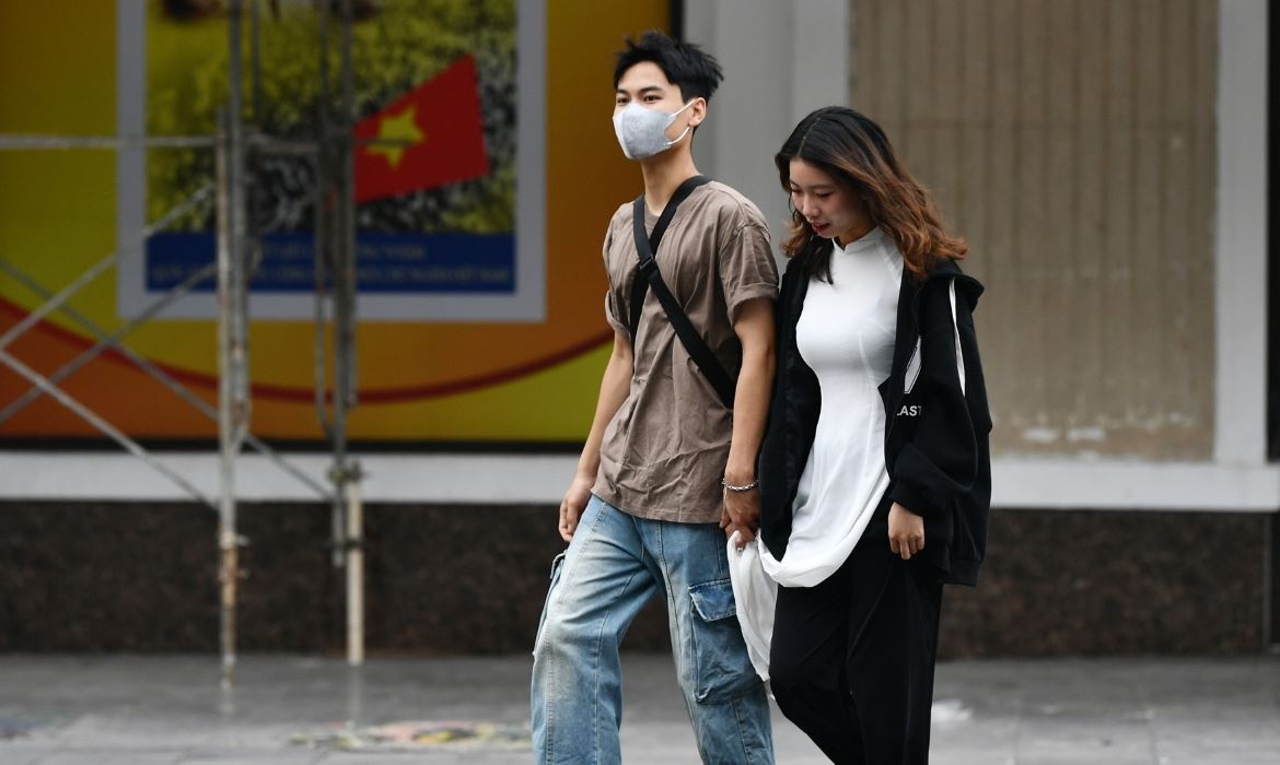 Ha Noi mat lanh, vung nui phia Bac dem ret hinh anh