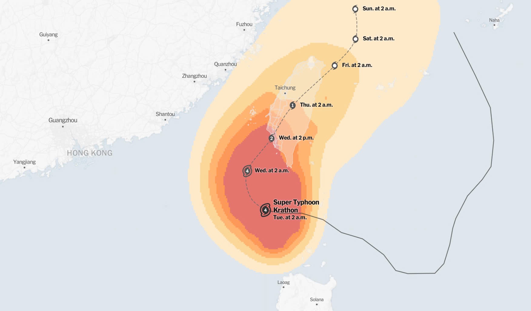 Dien bien moi nhat ve sieu bao Krathon hinh anh