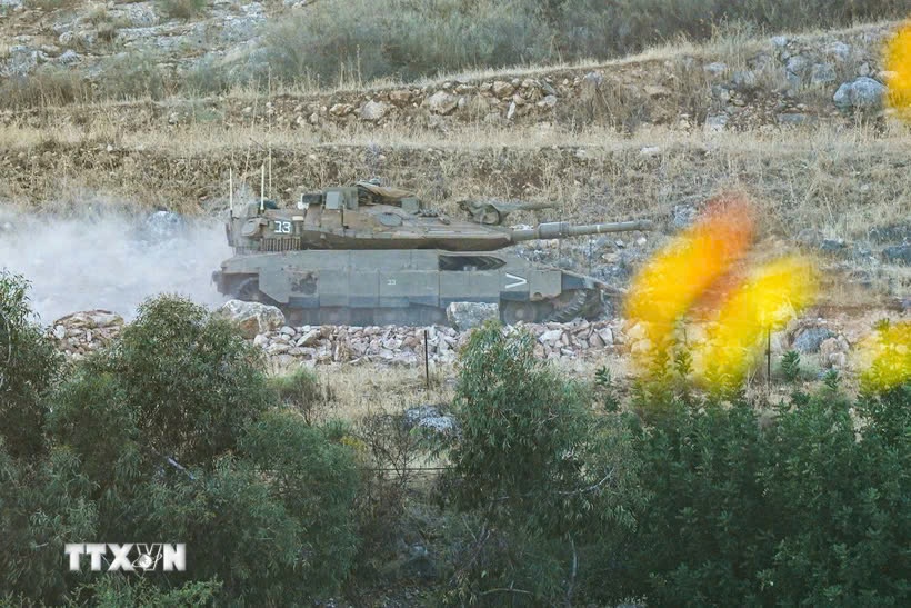 Israel huy dong them 4 lu doan du bi hinh anh