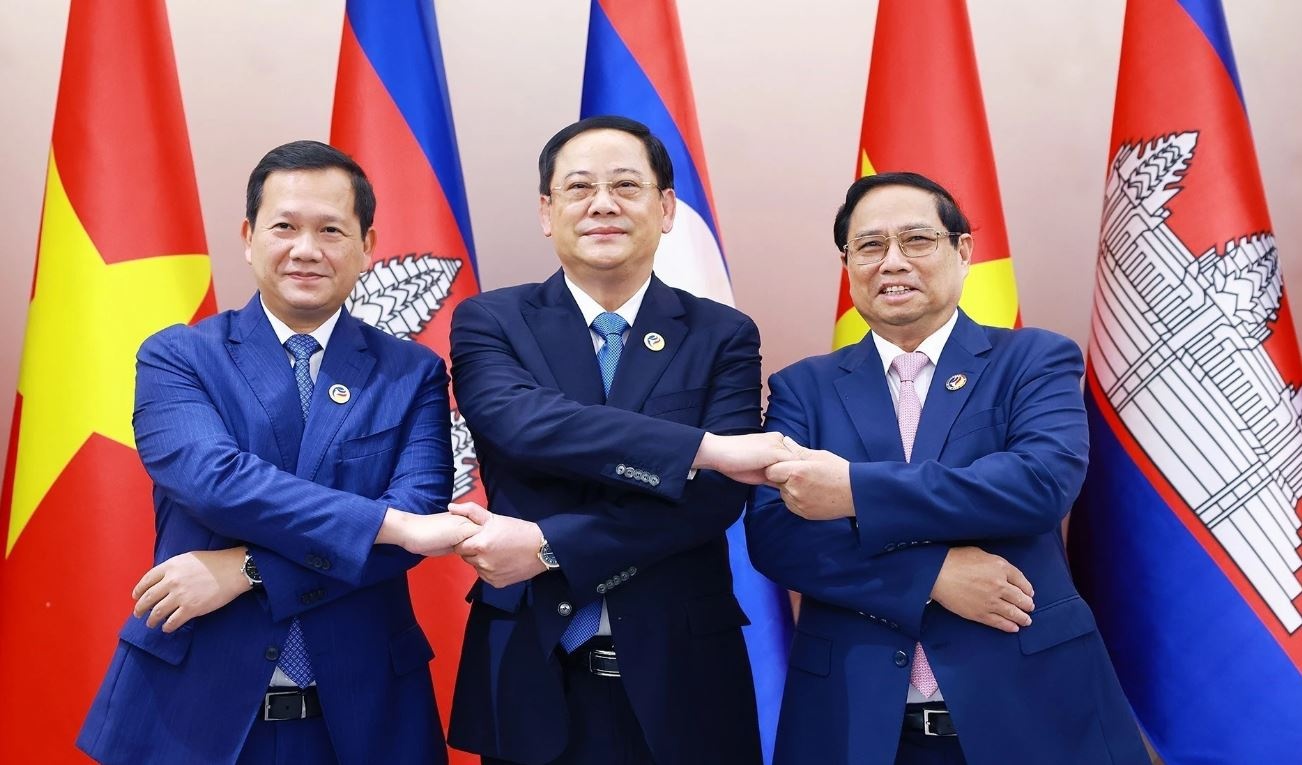 Danh gia va thuc day hop tac giua ba nuoc Viet Nam - Campuchia - Lao hinh anh