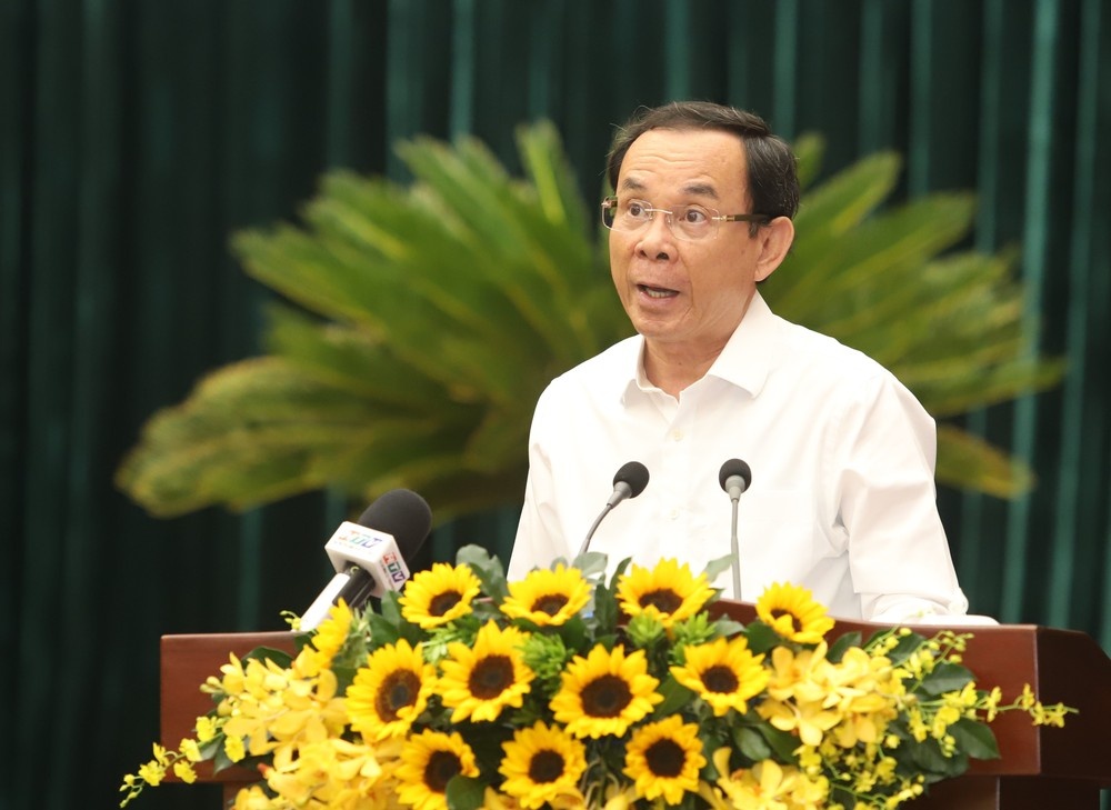 Bi thu Nen lam Truong ban chi dao xay dung Trung tam tai chinh TP.HCM hinh anh