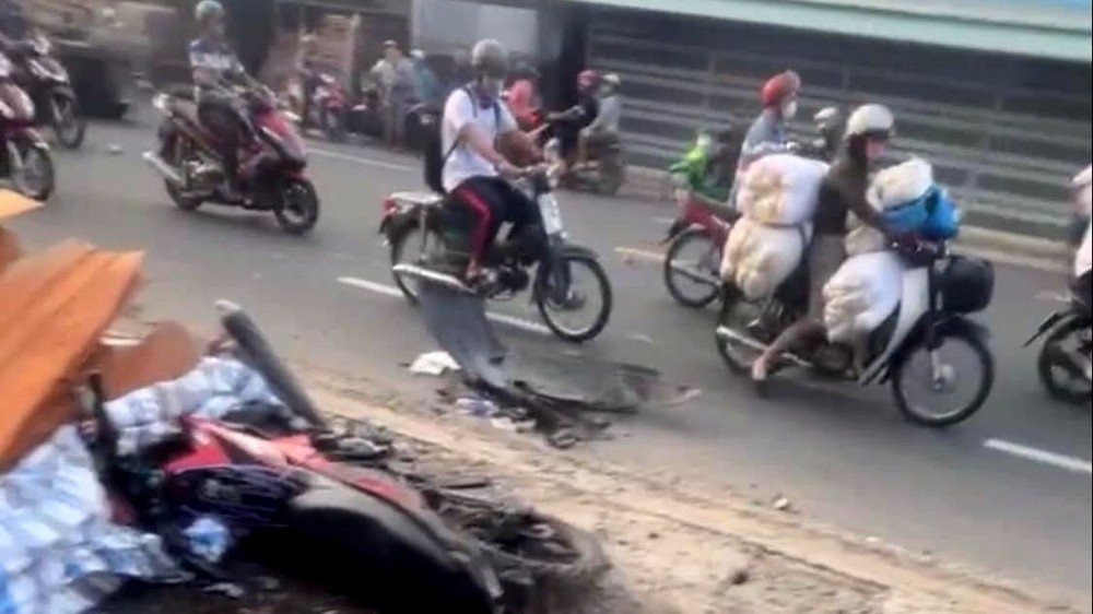 Truong Phong giao dich ngan hang gay tai nan chet nguoi roi bo chay hinh anh