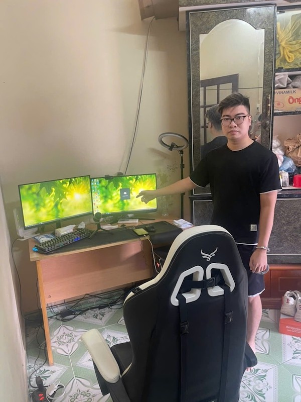 Livestream tren YouTube,  Dang Manh Cuong anh 2