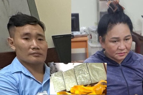 Bat doi tuong van chuyen ma tuy giau trong thung xop dung tao meo hinh anh