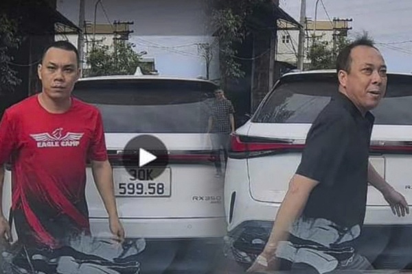 Chan duong hanh hung tai xe taxi o Bac Ninh, 2 chu chau bi khoi to hinh anh