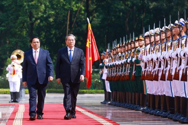 Le don Thu tuong Trung Quoc Ly Cuong tham chinh thuc Viet Nam hinh anh