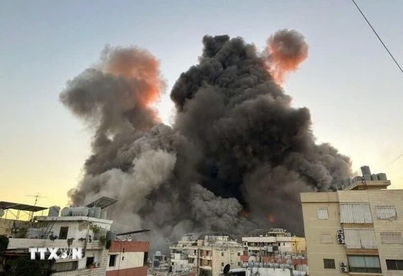 Giao tranh dang dien ra ngay cang ac liet giua Israel va Hezbollah hinh anh