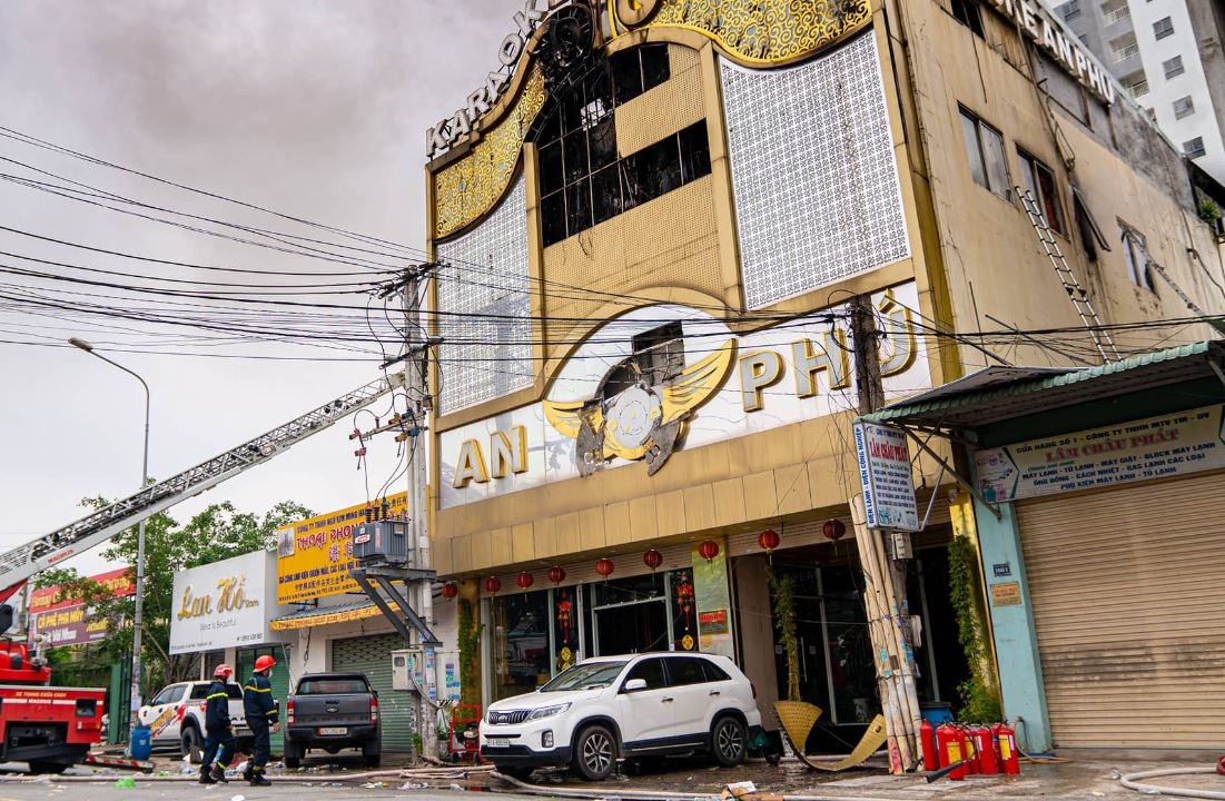 Phat hien thi the khong nguyen ven trong quan karaoke An Phu bo hoang hinh anh