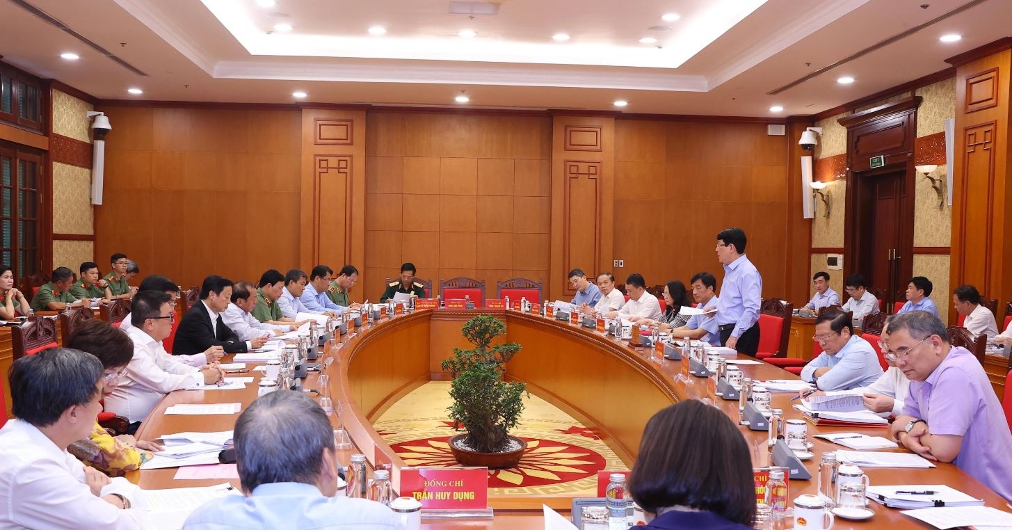 Phien hop thu hai cua Tieu ban To chuc phuc vu Dai hoi XIV cua Dang hinh anh