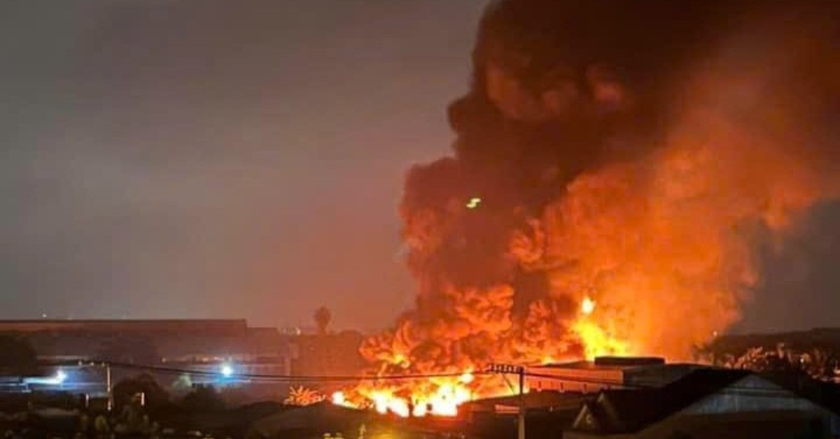 Chay xuong son 2.000 m2 o TP.HCM hinh anh