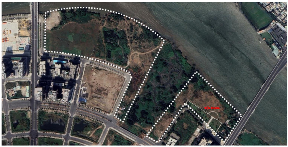 Dien mao cong vien doc bo song Sai Gon hinh anh