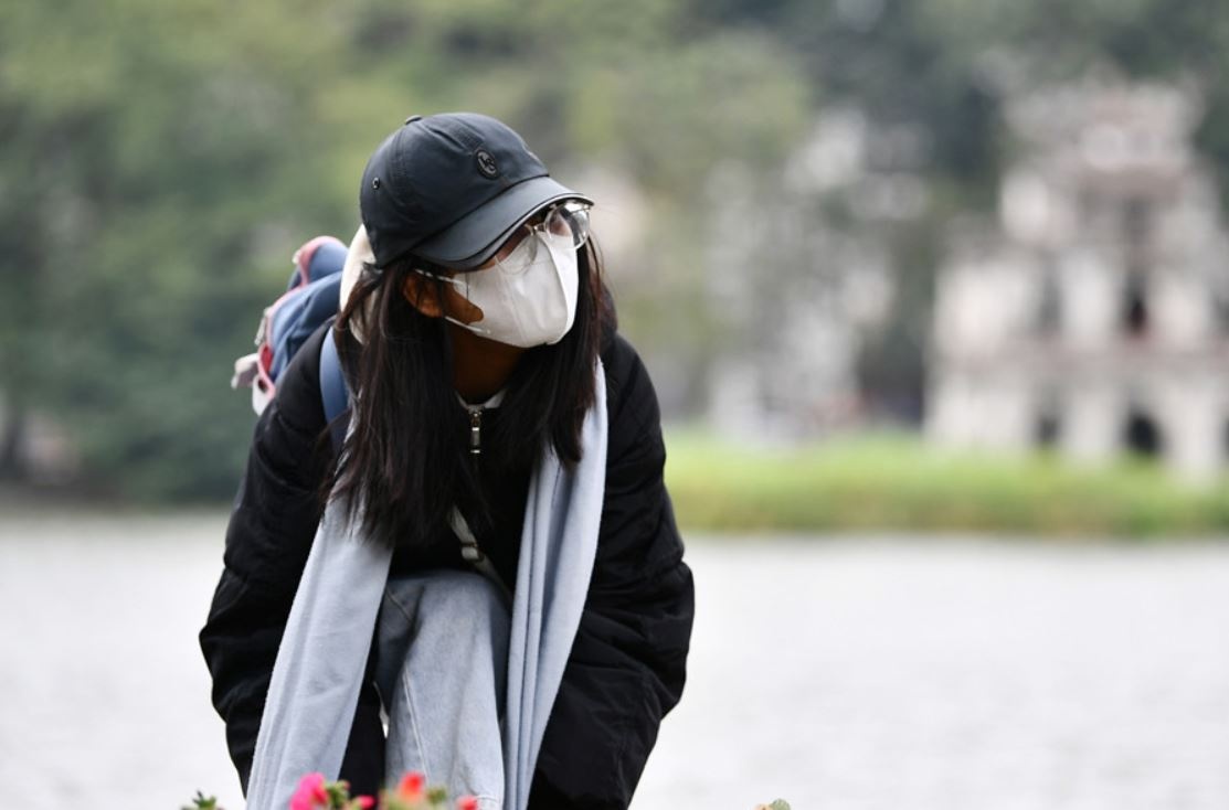 Mien Bac don khong khi lanh tang cuong, thap nhat 14 do hinh anh