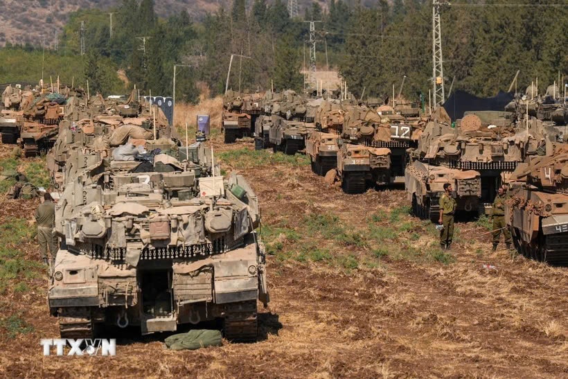 Quan doi Israel xam nhap sau vao mien Nam Lebanon hinh anh