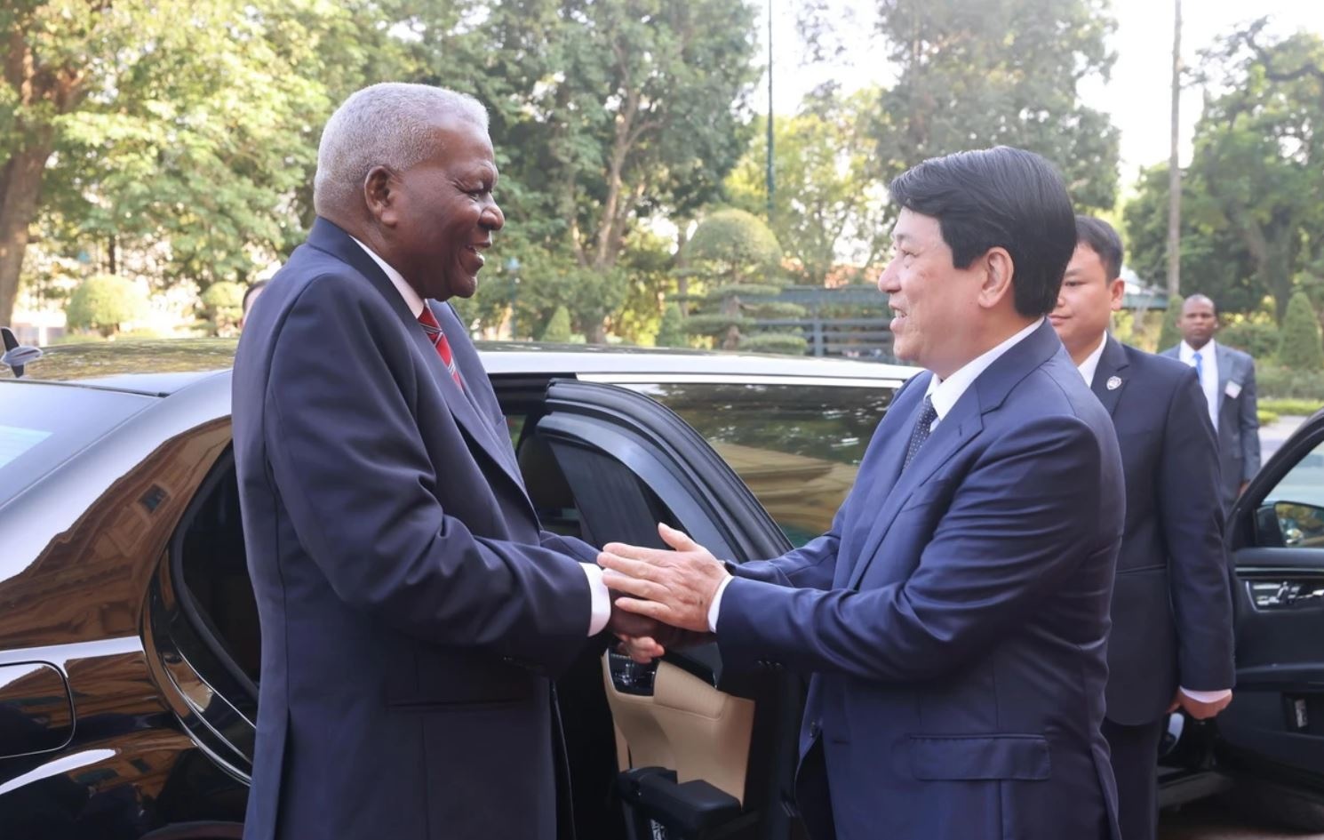 Chu tich nuoc tiep Chu tich Quoc hoi Cuba hinh anh