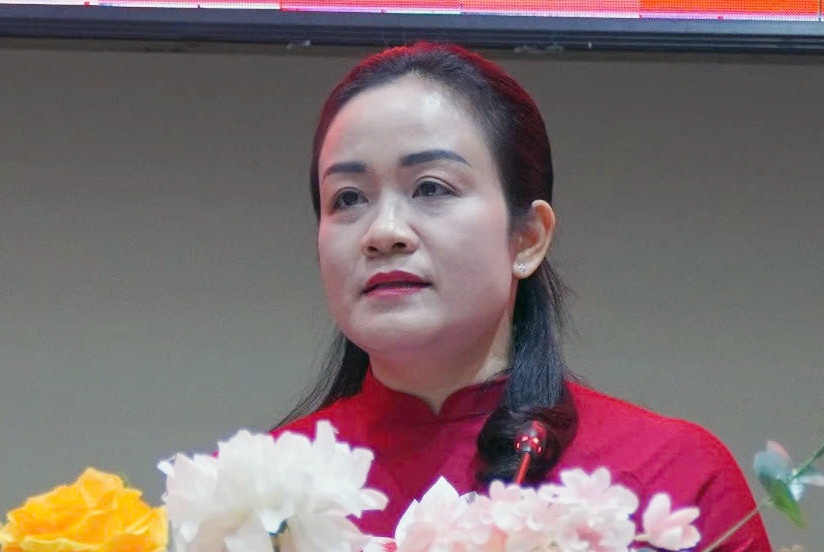 Ba Nguyen Hai Tram lam Pho Bi thu Thuong truc Tinh uy Tien Giang hinh anh