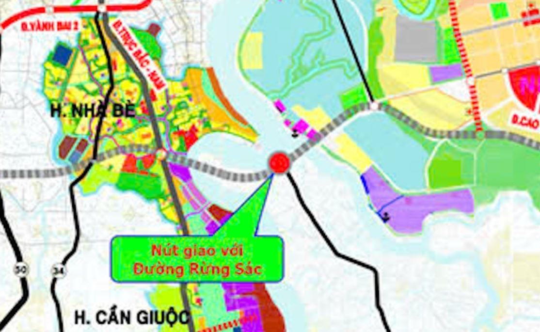 2.400 ty dong lam nut giao noi Ben Luc - Long Thanh voi duong Rung Sac hinh anh