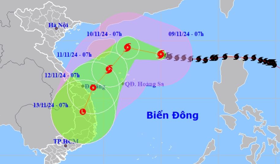 Giam doc Trung tam Du bao KTTV Quoc gia nhan dinh gi ve bao Yinxing? hinh anh