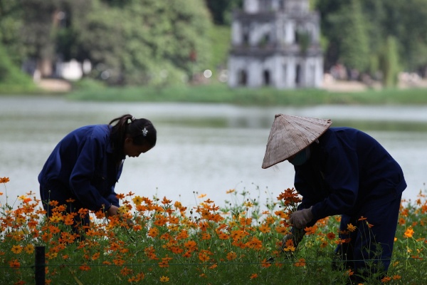 Mien Bac chenh lech nhiet do lon giua ngay va dem hinh anh