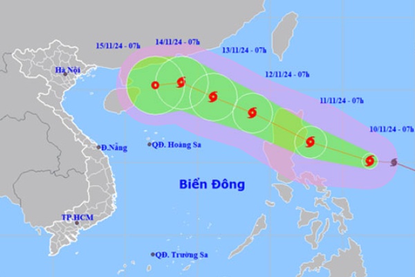 Tiep tuc xuat hien con bao moi manh cap 10, giat cap 12 gan Bien Dong hinh anh