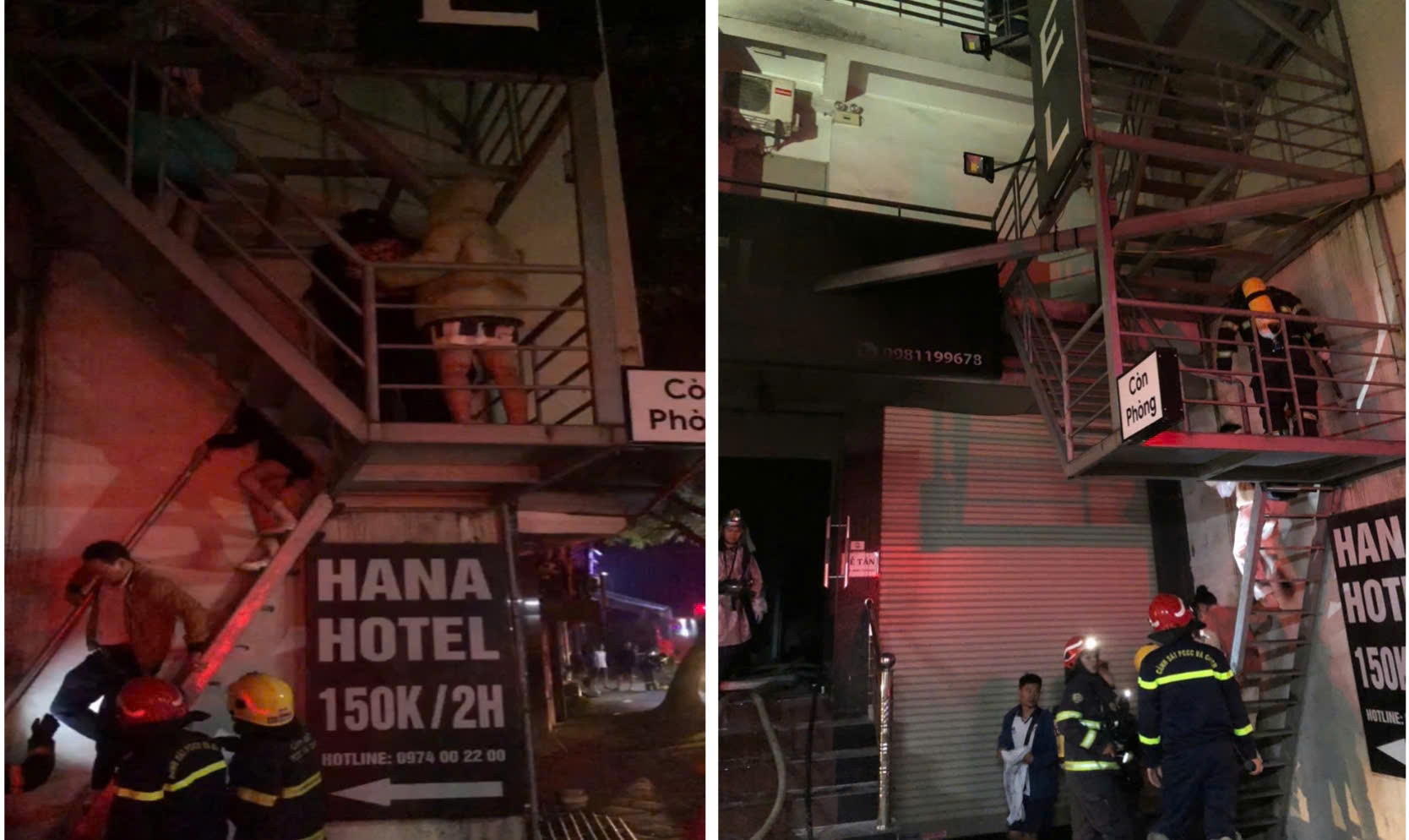 Chay khach san o Ha Noi, hon 20 nguoi duoc huong dan thoat nan hinh anh