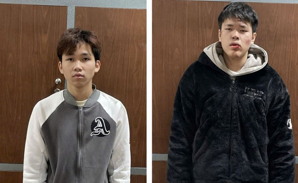 Hai 'quai xe' tuoi teen tong cong an nhap vien, khau 5 mui hinh anh