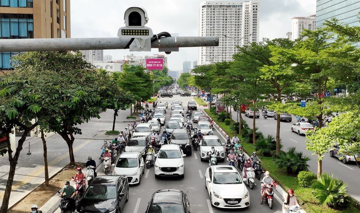 Ha Noi lap 40 nghin camera giam sat an ninh, quan ly giao thong hinh anh