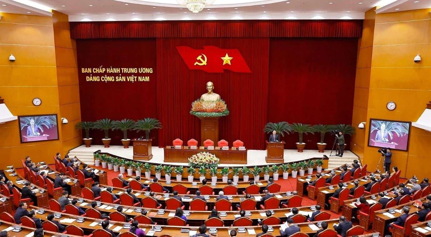 Toan van phat bieu be mac Hoi nghi Trung uong cua Tong Bi thu To Lam hinh anh