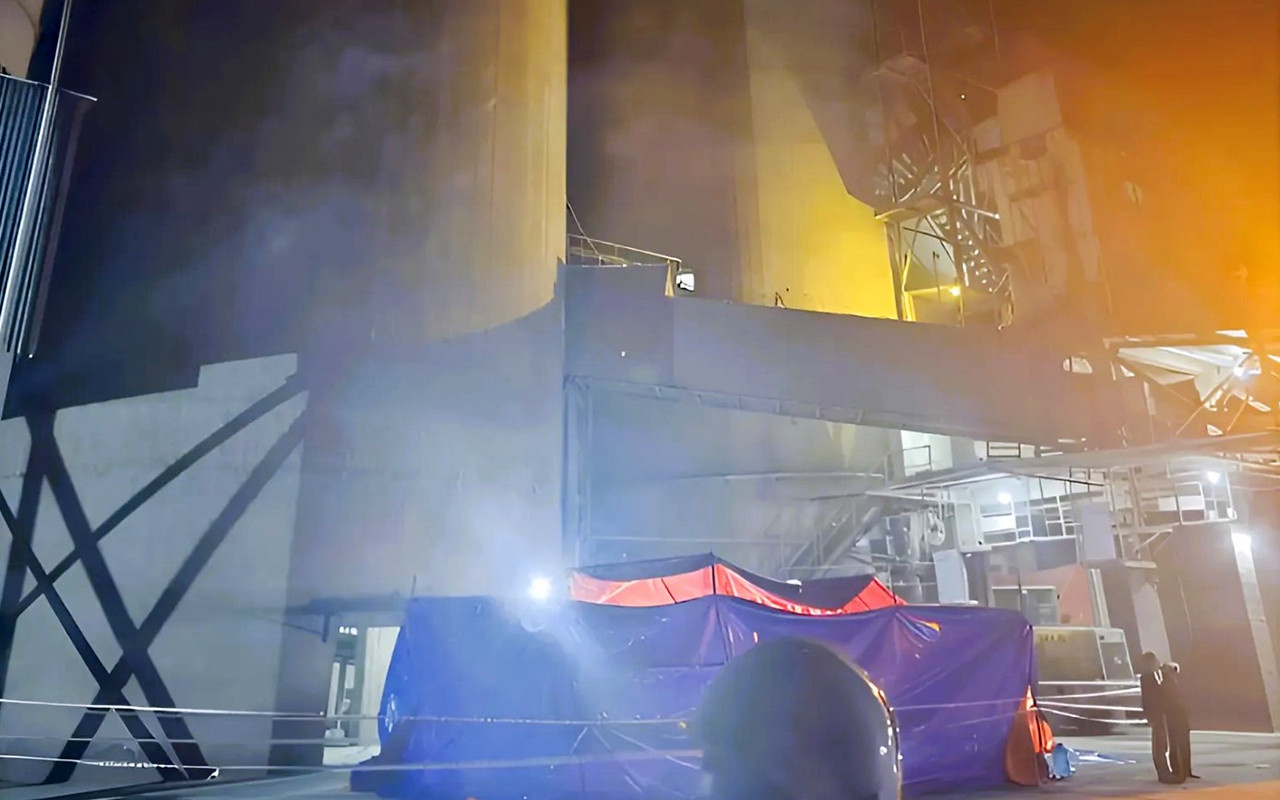 Tai nan lao dong tai nha may xi mang o Nghe An, 3 nguoi tu vong hinh anh