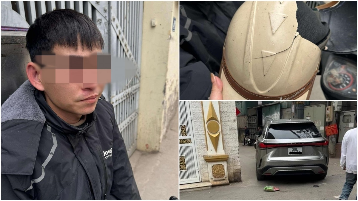 Nam shipper bi danh,  Lexus,  Tai xe Lexus anh 1