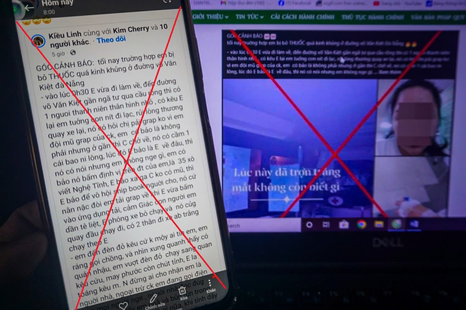 Facebook 'Kieu Linh' bia dat viec bi doi tuong la chuoc thuoc me hinh anh