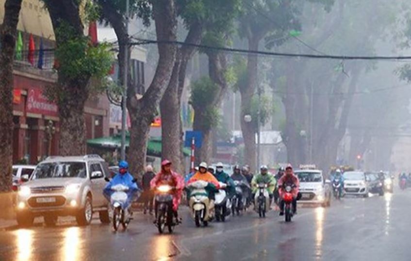 Mien Bac mua phun keo dai, Nam Bo nang nong hinh anh