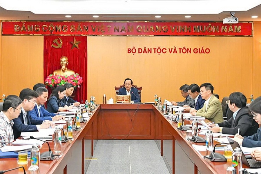 Dang bo Bo Dan toc va Ton giao cong bo cac quyet dinh nhan su hinh anh