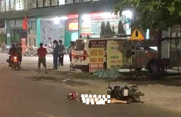 Nguoi dan ong tu vong o Binh Duong, nghi xe tai can roi chay tron hinh anh