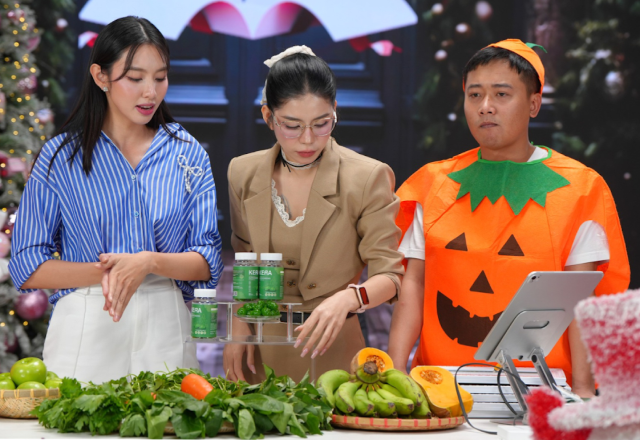 Co doi lai duoc tien mua keo rau Quang Linh - Thuy Tien quang cao? hinh anh