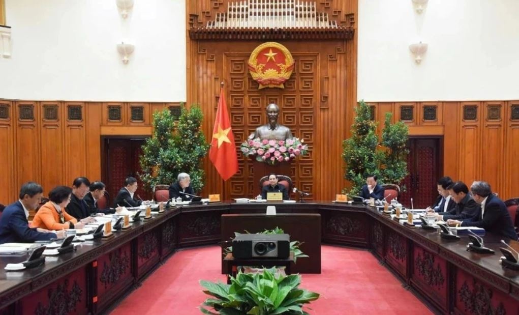 Ke hoach ve tiep tuc sap xep to chuc bo may cua he thong chinh tri hinh anh