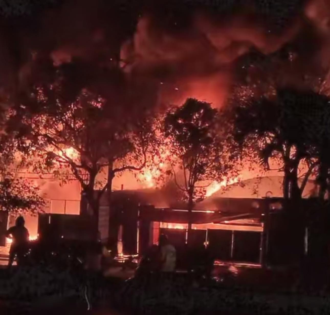 Chay cay xang Ha Noi anh 1