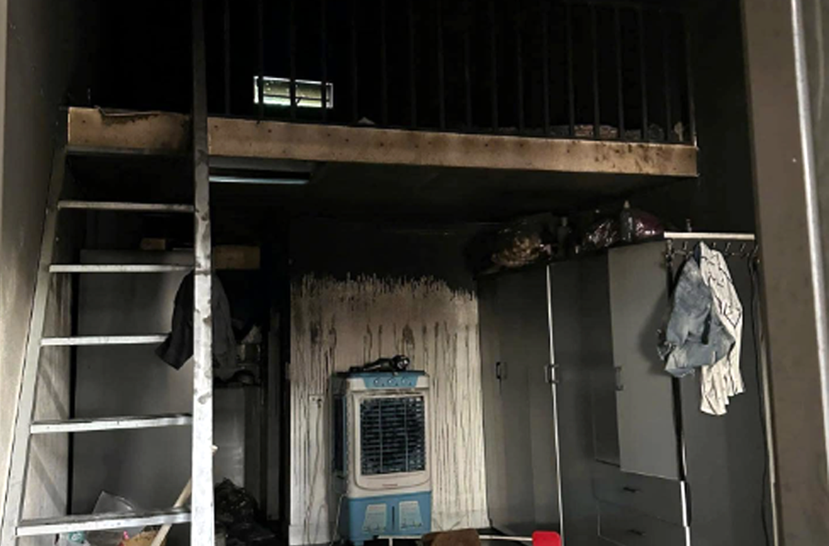 Chay nha trong dem o Ha Noi, mot be trai tu vong hinh anh