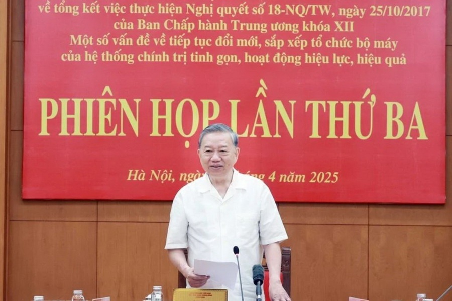 Tong Bi thu: Dam bao hoat dong thong suot truoc, trong va sau sap xep hinh anh