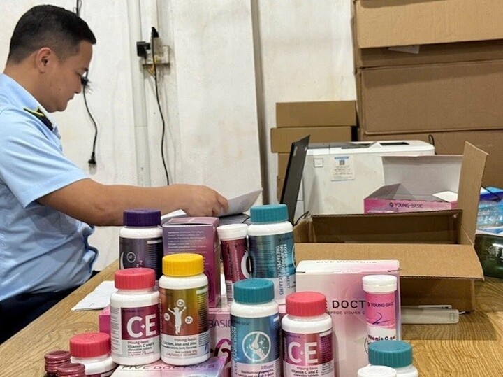 25 tan vitamin,  collagen,  Khong ro nguon goc,  Bac Ninh,  Denger International Technology Corporation,  Wang Chao anh 1