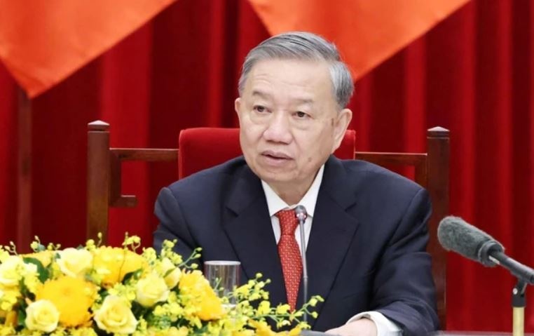 Tong Bi thu lam Truong Ban Chi dao TW ve hoan thien the che, phap luat hinh anh