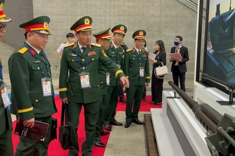 Viet Nam du Trien lam Trang bi Quoc phong va An ninh Nhat Ban 2025 hinh anh