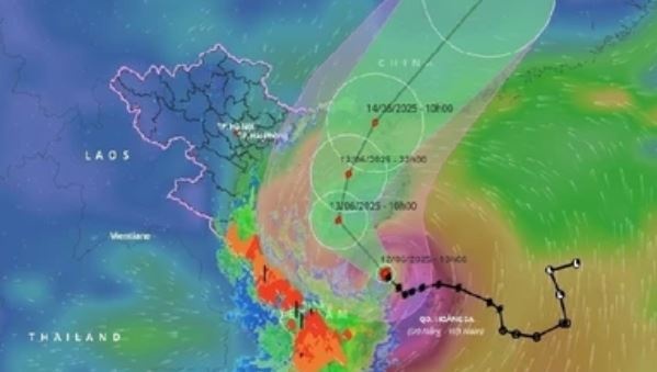 Bao so 1 di chuyen ve phia Tay Nam dao Hai Nam cua Trung Quoc hinh anh