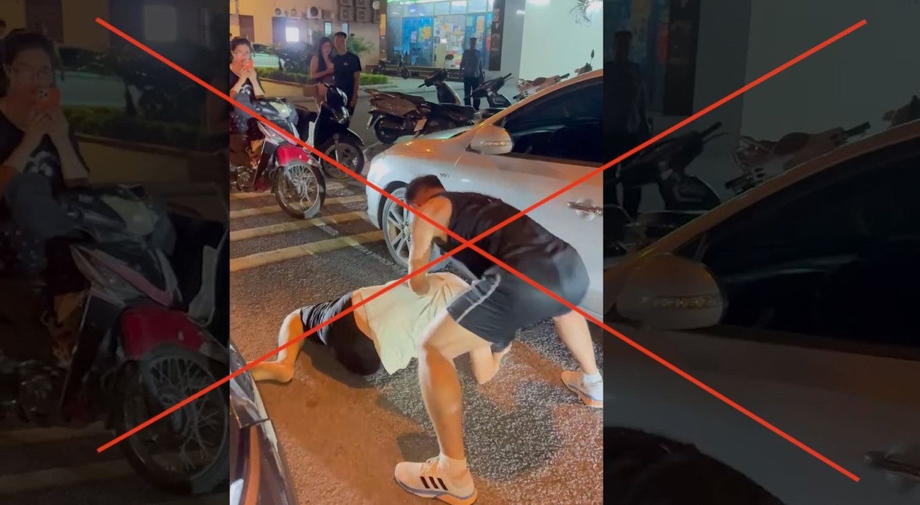 Bat khan cap tai xe oto danh nguoi di duong o Bac Ninh hinh anh