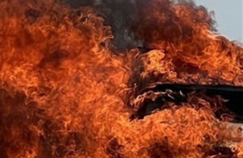 Chay lon tai khu vuc tap ket pallet nhua o Bac Ninh hinh anh