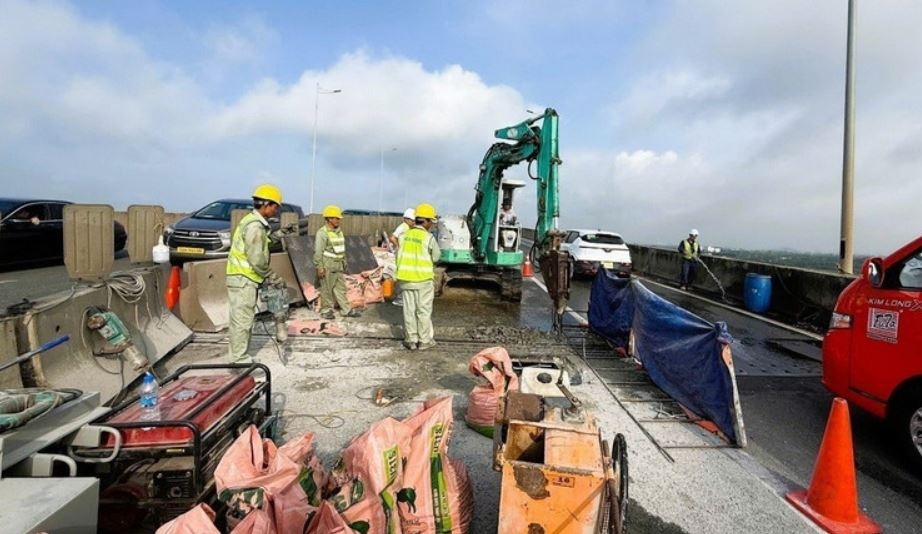 Cau Long Thanh hoan thanh sua chua, thong xe tro lai tu trua 25/7 hinh anh