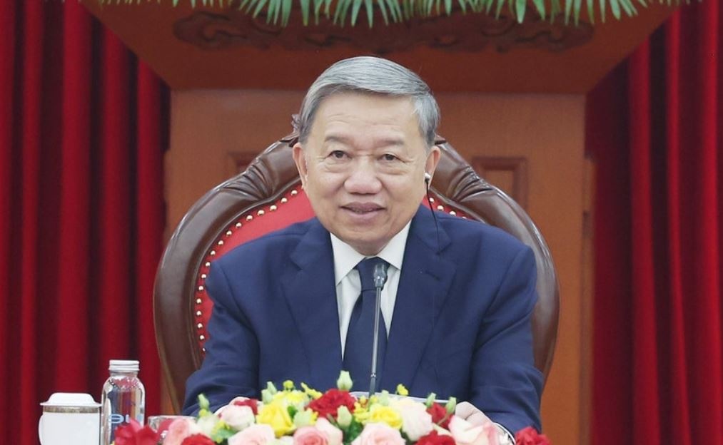 Tong Bi thu To Lam va Phu nhan se tham cap Nha nuoc Han Quoc hinh anh