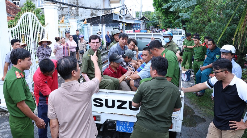 Triet pha song bac o An Giang, tam giu 50 doi tuong lien quan hinh anh