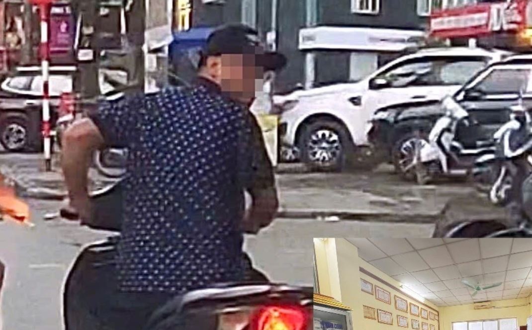 Can canh tai xe xe SH khong mu, khong guong, da xe nguoi di duong hinh anh